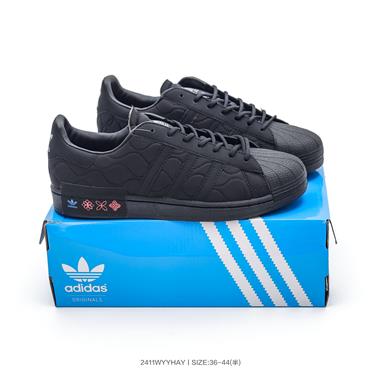 Adidas Originals Superstar"YEAR OF THE TIGER"經典貝殼頭系列低幫百搭休閒運動板鞋
