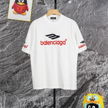 Balenciaga   2026夏季新款短袖T恤  尺寸偏大