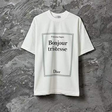 DIOR   2026夏季新款短袖T恤  尺寸偏大