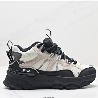 FILA 斐樂 Trek 1S 滿天星 潮流百搭 抓絨 減震防滑耐磨中幫 生活休閒鞋