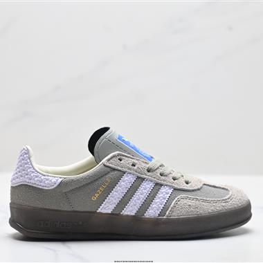 Adidas Originals Gazelle Indoor 三葉草休閒防滑耐磨低幫板鞋