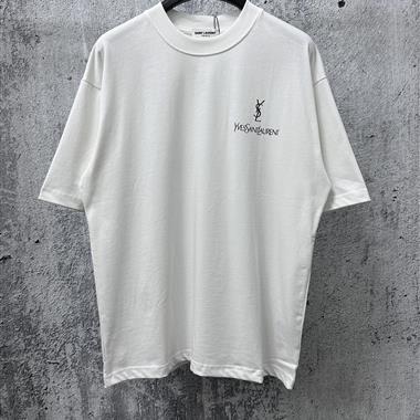 YSL   2026夏季新款短袖T恤  尺寸偏大