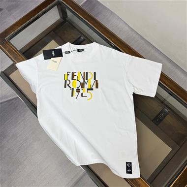 FENDI   2026夏季新款短袖T恤  尺寸偏大