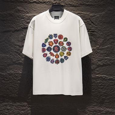 Balenciaga   2026夏季新款短袖T恤  尺寸偏大