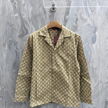 GUCCI   2026春夏季新款長袖襯衫  尺寸偏大