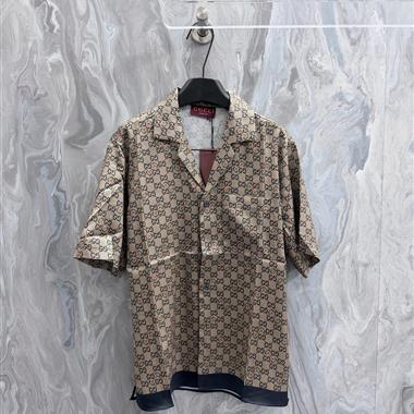GUCCI   2026春夏季新款短袖襯衫