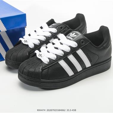Adidas Originals Superstar XLG 貝殼頭系列 低幫厚底松糕經典百搭休閒運動板鞋