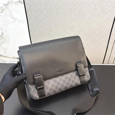 GUCCI   2026新款男生時尚包包 尺寸：32*25CM