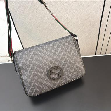 GUCCI   2026新款男生時尚包包 尺寸：28*22CM