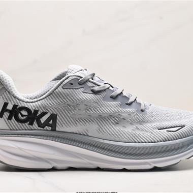 HOKA M CLIFTON 9 輕量低幫戶外越野跑鞋