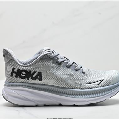 HOKA M CLIFTON 9 輕量低幫戶外越野跑鞋