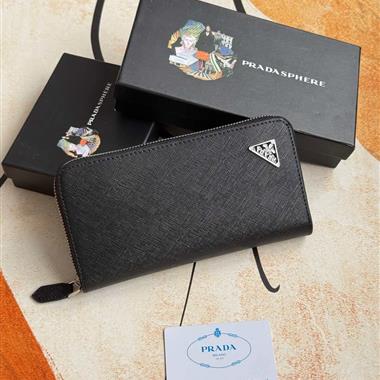 PRADA    2026新款時尚皮夾  尺寸：19*12CM