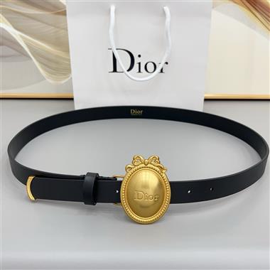 DIOR   2026新款時尚皮帶  2.5CM