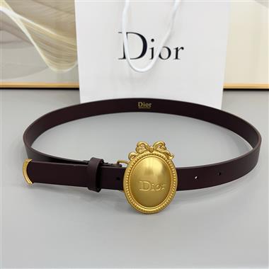 DIOR   2026新款時尚皮帶  2.5CM