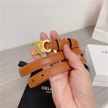 CELINE   2026新款時尚皮帶   1.8CM