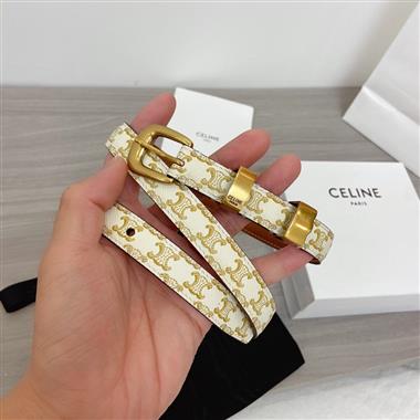 CELINE   2026新款時尚皮帶   1.8CM