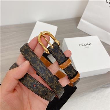 CELINE   2026新款時尚皮帶   1.8CM