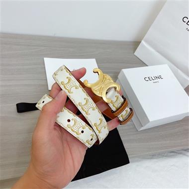 CELINE   2026新款時尚皮帶   2.5CM