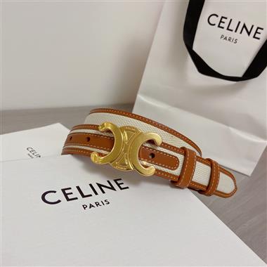 CELINE   2026新款時尚皮帶   2.5CM