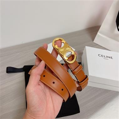 CELINE   2026新款時尚皮帶   2.5CM
