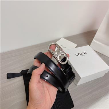 CELINE   2026新款時尚皮帶   2.5CM