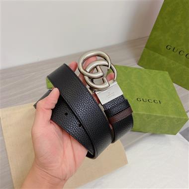 GUCCI   2026新款時尚皮帶   3.7CM