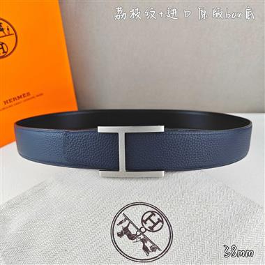 HERMES   2026新款時尚皮帶   3.8CM