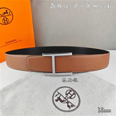 HERMES   2026新款時尚皮帶   3.8CM
