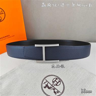 HERMES   2026新款時尚皮帶   3.8CM