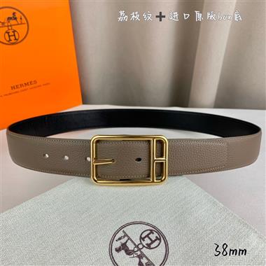 HERMES   2026新款時尚皮帶   3.8CM