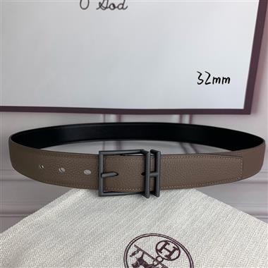 HERMES   2026新款時尚皮帶   3.2CM