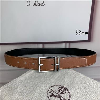 HERMES   2026新款時尚皮帶   3.2CM