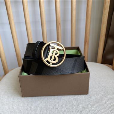 BURBERRY   2026新款時尚皮帶   3.5CM