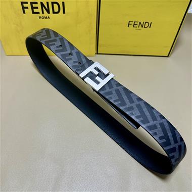 FENDI    2026新款時尚皮帶   4.0CM