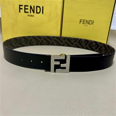 FENDI    2026新款時尚皮帶   4.0CM