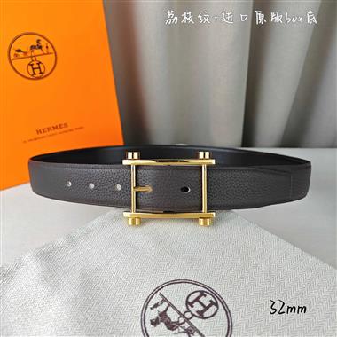 HERMES   2026新款時尚皮帶   3.2CM