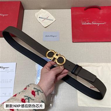 Ferragamo   2026新款時尚皮帶  3.5CM