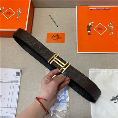 HERMES   2026新款時尚皮帶  3.8CM