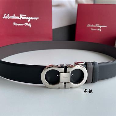 Ferragamo    2026新款時尚皮帶  3.5CM