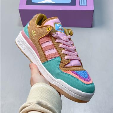 Adidas Forum Low CL 低幫百搭潮流休閒板鞋