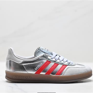 Adidas Originals Gazelle Indoor 三葉草休閒防滑耐磨低幫板鞋