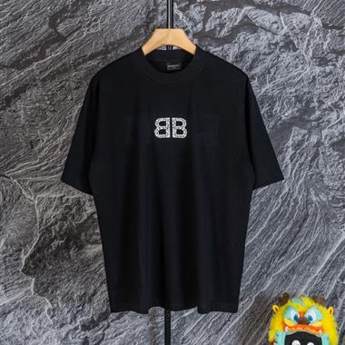 Balenciaga   2026夏季新款短袖T恤  尺寸偏大