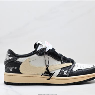 Nike Air Jordan 1 x Travis Scott AJ1倒勾 低幫文化籃球鞋高休閒鞋