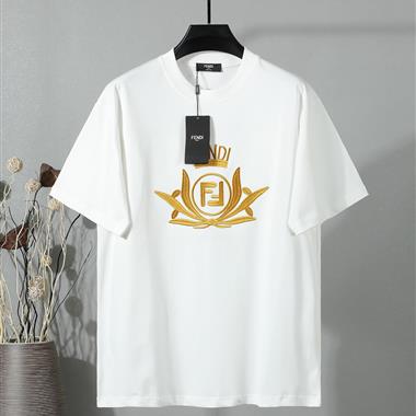 FENDI   2026夏季新款短袖T恤  尺寸偏大