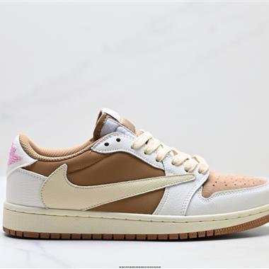 Nike Air Jordan 1 x Travis Scott AJ1 低幫文化籃球鞋