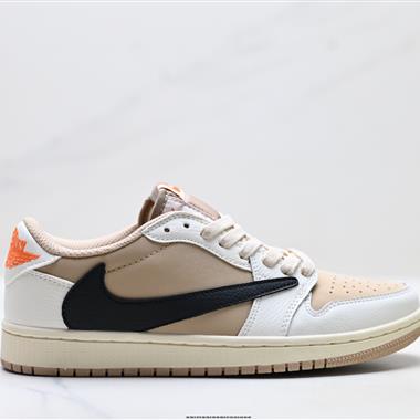 Nike Air Jordan 1 x Travis Scott AJ1 低幫文化籃球鞋
