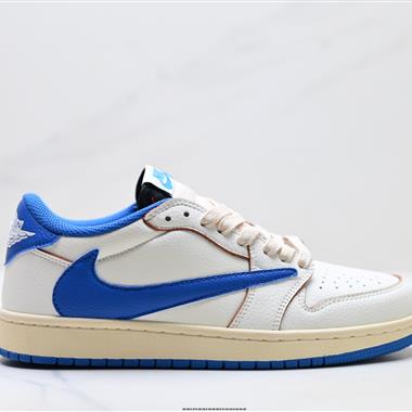 Nike Air Jordan 1 x Travis Scott AJ1 低幫文化籃球鞋