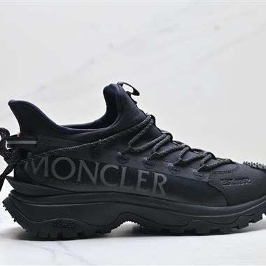 Moncler Grenoble Trailgrip Lite2 織物 圓頭系帶 低幫休閒鞋