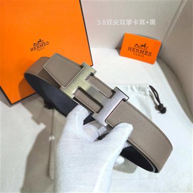 HERMES   2026新款時尚皮帶   3.8CM