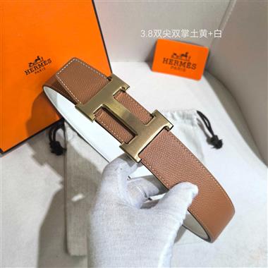 HERMES   2026新款時尚皮帶   3.8CM